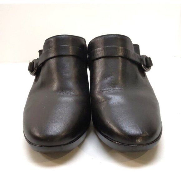 Cole Haan Black Leather Mules - Picture 2 of 12
